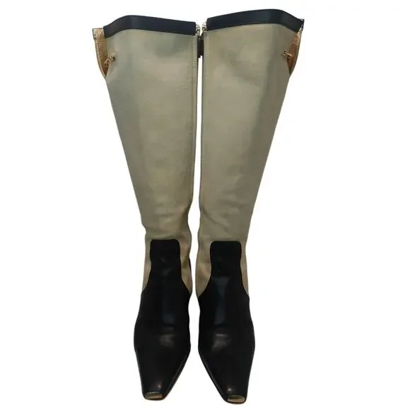 Vintage 2000 Tom Ford Gucci Suede Boots sz 37.5 - Picture 2 of 16